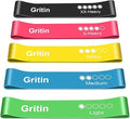 Resistance Bands, Set of 5 Skin-Friendly Resistance Fitness
