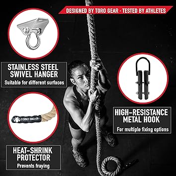 Jute Gym Climbing Rope
